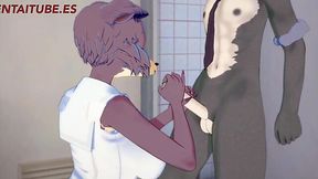 Beastars Furry Yiff Fuckfest - Legosi Fucks Juno, Tittyfucks Her & Cums in Her Ass and Tits