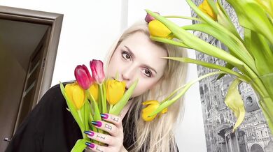 SLAVIC BLONDE ALLERGIES SNEEZING ON YOUR SILLY FLOWERS