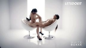 Stunning Babes Silvie Deluxe & Lucy Li Help Each Other Orgasm WHITEBOXXX