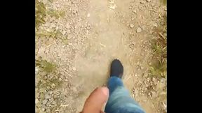 Caminhando no parque.