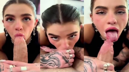 emily oram pov blowjob cum swallow