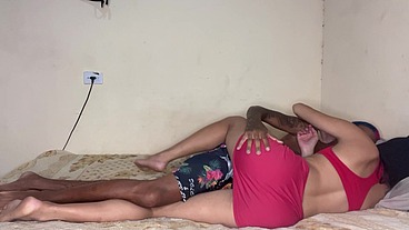 Apertadinha branquinha dos peito pequeno teve que ser no pelo