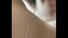 Petite Filipina fingers wet pussy on cam