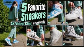 4K Clip | Anastasia’s 5 Favorite Sneakers – Worn Classics, Close-Up Details & VR 6K Experience