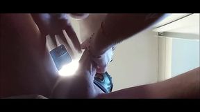 Big-Cocked MILF takes deepthroat and gags on cum