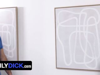 Bear Step-dad Makes Twink Stepson Widen His Legs And Permeates His Dark hole To Train Him A Lesson