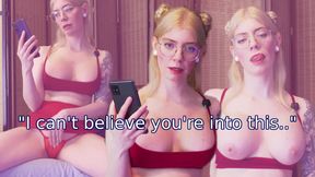 Watching Porn with Reluctant Girlfriend - Dirty Talk, JOI, Dual Masturbation, Cum Encouragement