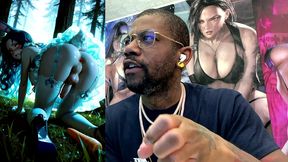transgender bunny cosplayer hands free cumming with a carrot stuck up her tasty slutty ass hole, ai generated