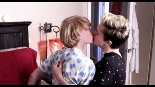 Blowjob, couple, bareback, ginger &#8211; Anal threesome for skinny gay whores