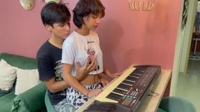 Step Sister Music Lesson Turns Into Hot Sex