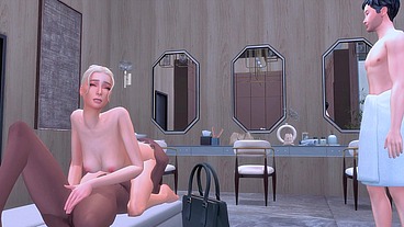 LUSTFUL LESBIAN SLUTS HAD DIRTY SEX IN THE GYM (SIMS + ANIME HENTAI + SFM)