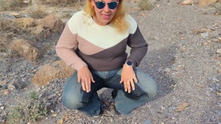 I needed to pee so badly while we were out for a walk