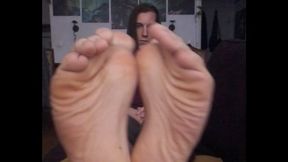 Medieval long haired twink feet
