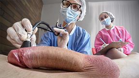 TWO NURSES TRY A PATIENT'S NEW DICK&#x1F32D; with their big asses