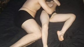 Caressing step sister&#039;s virgin pussy - KarolinaOrgasm.