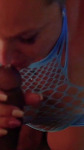Davina Raines double blowjob POV