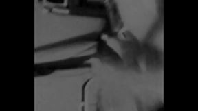 Ginger black and white jerkoff