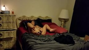 Stepmom milf caught masturbating to porn