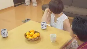 Wet Stepmom Under Kotatsu – Intense Japanese Blowjob Taboo