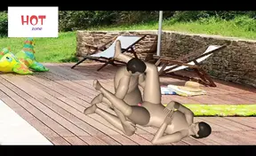 Indonesian Viral Star ANGELINA gets fucked in 3D animation