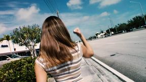 Morgan Dayne Gets Her Face Splattered with Jizz After Getting Picked up