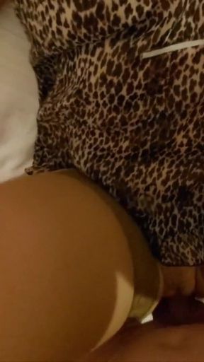 Emotional moment from &quot;Milf stepmom in high heels fuck her stepson and give him footjob&quot;