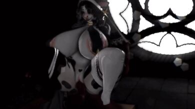 Massive tits squishy nun fucked in Second Life