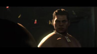 Chis Redfield and Piers gazing at big ass thick dick pink anal beast