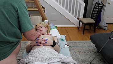 DSC15-3) Petite spinner Karlee Paige’s Her First Hypodermic Play along with Cunt Fucking, Creampie and Age Gap Sex
