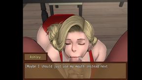 Zombie's Retreat Cap 16 - the Sexy Blonde Ashley and a Handjob