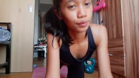 PART 2: after workout sweaty orgasm