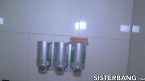 Stepsister Valentina Jewels shares her stepbros cock with their cousin Arietta Adams