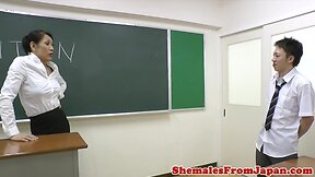 Dom nippon newhalf cocksucked by student