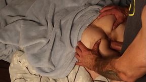 Stepmom switching sex toy with her own ass!