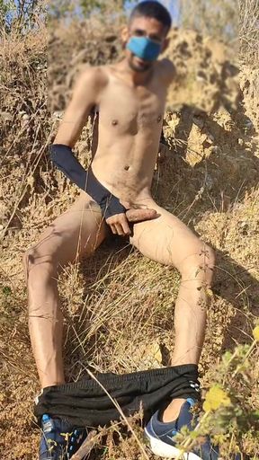Sunny Day Cumshot Outdoor