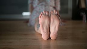 POV: Watching My Bare Feet Up Close