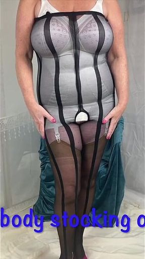 Aunty Sandra Make and Old Corsalette Sexy