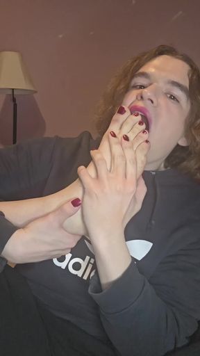 Worshiping My Own Feet!