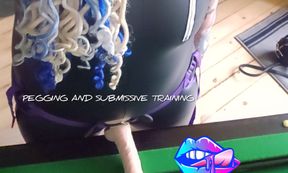 Submissive Slut Watches A Pegging