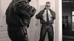alpha leather hunk xl 8 (voyeur view + cumshots xl)