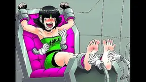 Barefoot Anime Girls Get Tickled And Tantalized In Sexy Fetish Fun