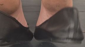 Ballet flats dangling