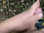 SMALL PENIS STRAIGHT BOY CAUGHT JERKING OUTDOORS