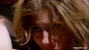 Captured Cat Sucks Dick & Gets Tormented