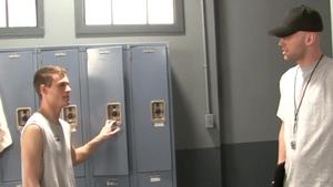 Hot Jocks Nice Cocks: Latino jock Conner O'Reilly masturbating