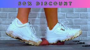 Trampling The Cum From His Balls In My Dirty Fila Disruptors - Ultimate Bundle - 50% DISCOUNT - A134ULT