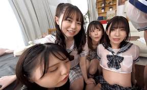 Sloppy Kissing and Full Body Licking Harem VR Pt.5