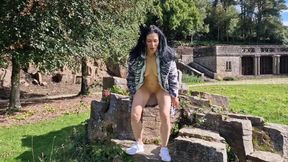 Outdoors Pissing and Gaping Compilation Nicky Brill