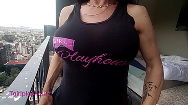 TgirlPlayhouse presents: Abigail Lust meets the Monster