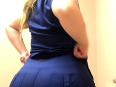 Blonde emo amateur solo masturbation